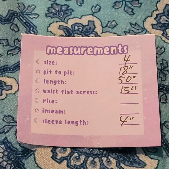 RHODE Aqua Lotus Tasha Midi Dress Size 4 Floral Print Flutter Cap Sleeve Ruffle - Picture 4 of 16